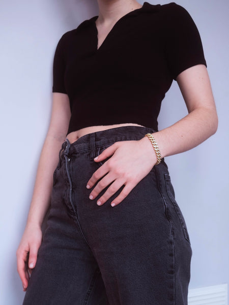 Ice Link Bracelet - Gold