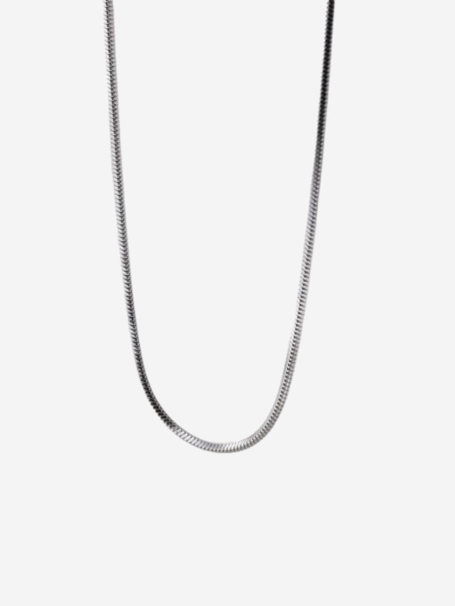 Snake Bone Chain - Silver