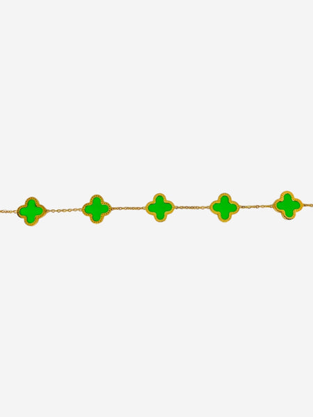 Clover Bracelet Green