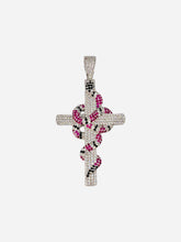 Load image into Gallery viewer, Snake Cross Pendant
