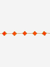 Load image into Gallery viewer, Clover Bracelet Orange
