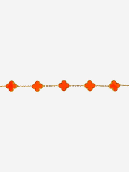 Clover Bracelet Orange