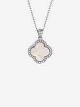 Load image into Gallery viewer, Clover Necklace Silver - Pearl
