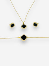 Load image into Gallery viewer, Clover 925 Set - Gold &amp; Black
