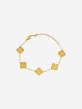 Load image into Gallery viewer, Clover Bracelet Gold
