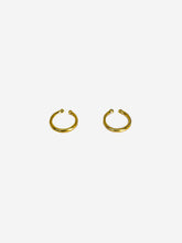 Load image into Gallery viewer, 925 Sterling Silver Round Earring Gold
