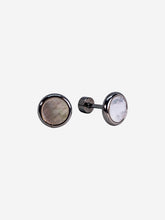 Load image into Gallery viewer, Round Silver Earring Silver
