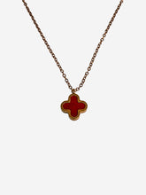 Load image into Gallery viewer, Clover Necklace Red
