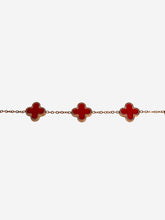 Load image into Gallery viewer, Red Clover Bracelet
