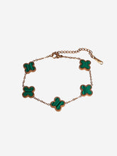 Load image into Gallery viewer, Green Clover Bracelet
