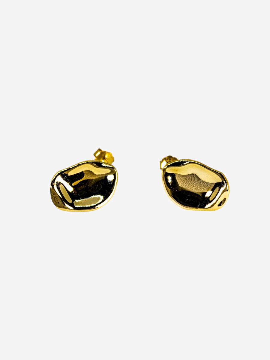 925 Sterling Silver Earrings Gold