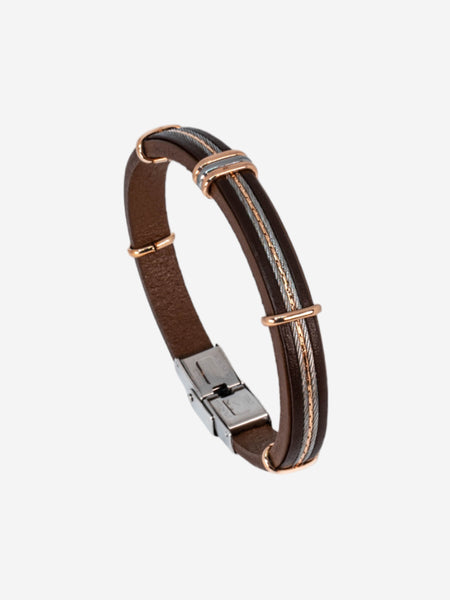 Leather Bracelet - Brown