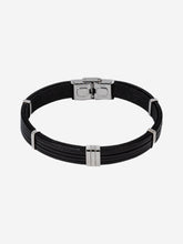 Load image into Gallery viewer, Leather Bracelet With Steel
