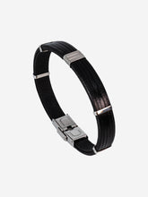 Load image into Gallery viewer, Leather Bracelet With Steel
