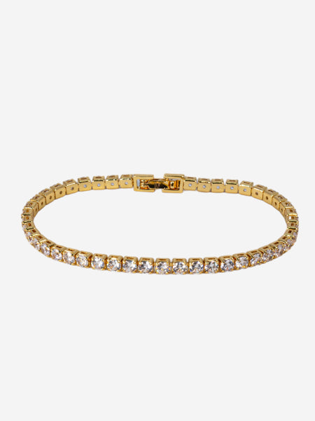 Tennis Bracelet - 3mm - Gold