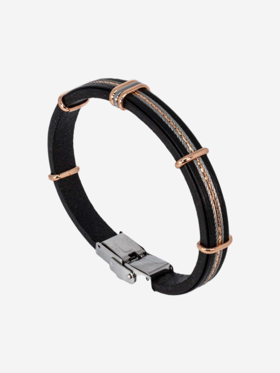 Leather Bracelet - Black